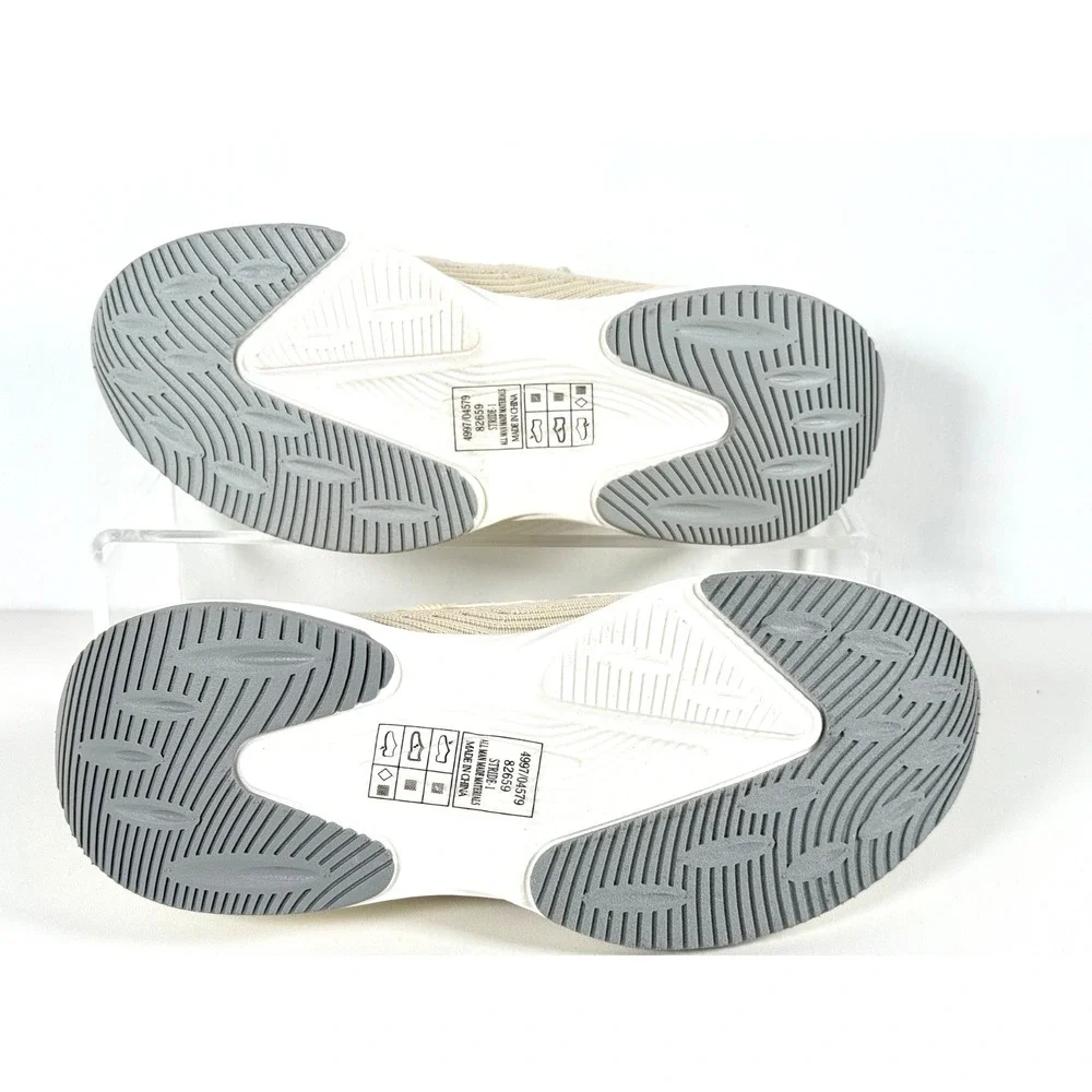Outwoods Stride1 Cream Lace-Up Fashion Sneakers New Sz 8 M